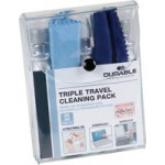 Durable Triple Travel Clearning Pack, Each