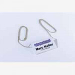 Durable Badge Chain Silver Pack of 10 8104