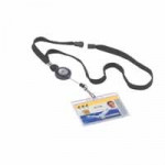 Durable Textile Necklace with Integrated Badge Reel, pack of 10