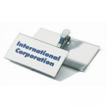 Durable Name Badge With Crocodile Clips