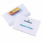 Durable Magnet Badge 54x90mm Pack of 25 8117/19