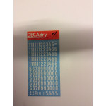 Decadry Transfers No13, 48pt, 12mm, 0.472inch, White
