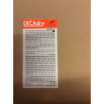 Decadry Transfers No15, 12pt, 3mm, 0.118inch, Black, Pack of 12 sheets