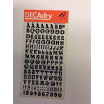 Decadry Transfers No35, 36pt, 9mm, 0.354inch, Black