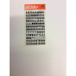 Decadry Transfers No58, 38pt, 10mm, 0.394inch, Black
