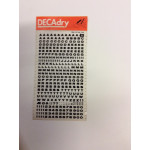 Decadry Transfers No65, 16pt,4mm, 0.157inch, Black
