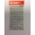 Decadry Transfers No5, 24pt, 7mm, 0.276inch, Black
