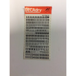 Decadry Transfers No9, 34pt, 8mm, 0.315inch, Black