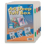 A4 Deep Tuff Box, 307 x 230 x 40mm