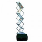 Deflect-o Double Sided Folding Display Stand