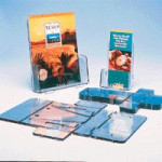 Deflecto Foldem-Up Literature Pockets. 1/3 A4. Clear. Pack of 6