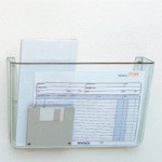 Deflect-O Linking Wall File Pockets Clear