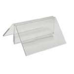 Deflect Menu Clip Holder Crystal, Each.