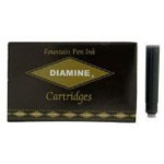 Diamine Fountain Pen Ink Cartridges. Mediterranean Blue. Pack of 18