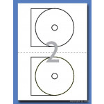 Decadry Adhesive CD and DVD Labels