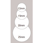 Removable Self Adhesive Labels In Dispensers - Round