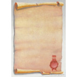 Decadry Preprinted Paper, Scroll