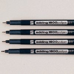 EDDING PROFIPEN BLACK 1800