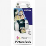 Epson Picture Mate Picture Pack T5570, Single Cartridge and 100 sheets of glossy 10x15cm PictureMate Photo Paper