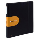 Exactive Exafile with Elastic Closure, A4, Black