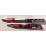 Zebra Expandz Ball Point Pen, Cheeky Pink Zebra