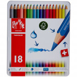 Caran D'Ache Fancolor Water Soluble Pencils, Tin of 18