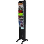 Fast Paper 16 Pocket Floor Display Stand, Each