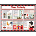 Fire Safety Poster, 420 x 590mm, Each