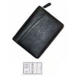 Filofax Lyndhurst Personal Zipped Organiser, Black