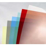 GBC Colour Clear Report Covers, PVC, A4, Assorted Colours, Pack of 100