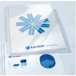GBC Crystal Clear Report Covers, PVC, A4, 150micron, Pack of 10
