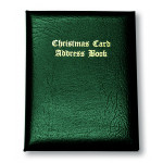 Montana Grain Leather Christmas Card Book