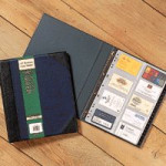 Goldline A4 Business Card Binder