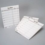 Timesheet Workmens, Sat-Fri, 254 x 203mm (10 x 8). Each