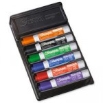 Sharpie Organiser Pack of 6 Drywipe Markers and Eraser, Each, S0743981