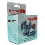 Glue Dots Hook & Loop, 1 Box = 50 Pairs of 12mm diameter discs