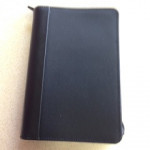 Filofax Graphic Zipped Personal Organiser, Black