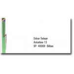 Decadry All Purpose Paper Frames & Borders / Business Cards / 3 Fold Event Cards - Green Flash