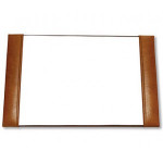 Antique Hide Leather Military Desk Blotter