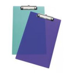 Rapesco A4/Foolscap Frosted Transparent Clipboard. Pack of 10 assorted colours