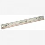 HELIX ACRYLIC OFFICE RULER, EACH.