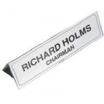 Identibadge Name Holder, 210x65mm, Transparent, Pack of 5. IBNP2