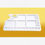 Jakar Plastic Pallette Rectangle 23 Wells White