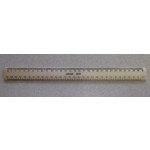 Jakar Wooden Ruler, 30cm, Metric