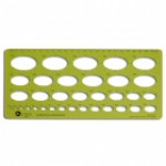 Jakar Isometric Ellipse Master Template, Each