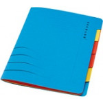 Jalema Secolor Sixtab, A4 File with 6 Dividers, Pack of 5