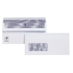 DL White Window Wallet Envelopes 110gsm Self Seal, Pack of 500