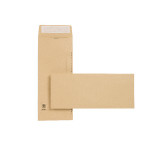 305 x 127mm Manilla Pocket Envelopes 130gsm Peel and Seal Easy Open, Pack of 250