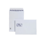C4 White Window Pocket Envelopes 120gsm Peel and Seal, Pack of 250