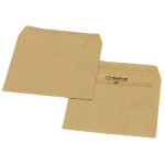 Plain Wage Envelope 108 x 102mm Manilla 80gsm Self Seal, Pack of 1000
